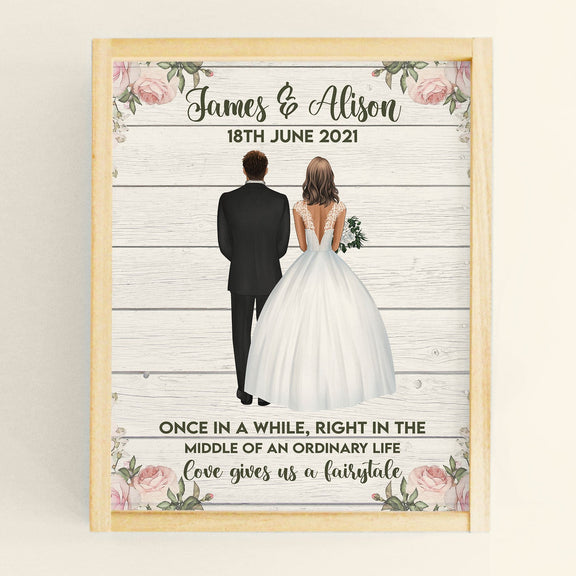 Love Fairytale - Personalized Poster - Bride & Groom