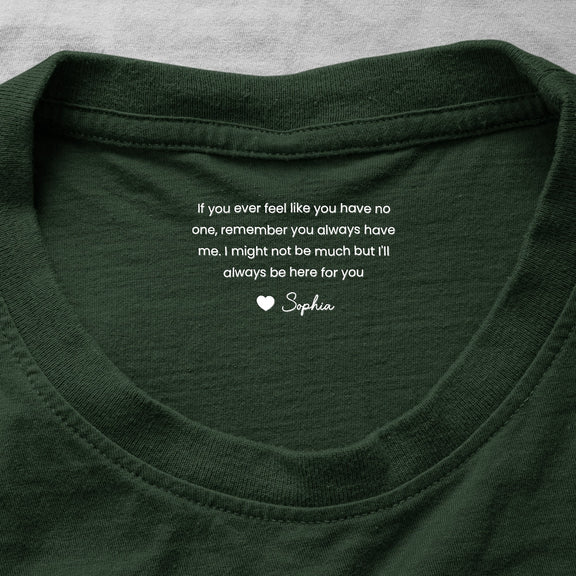 Remember I Love You Gift For Her Gift For Him - Personalized Shirt