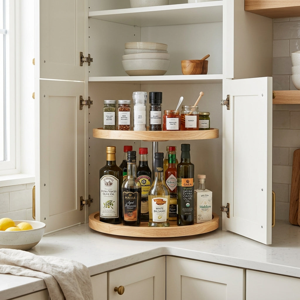 Organizing a Corner Cabinet: How to Tame the Laziest Susan
