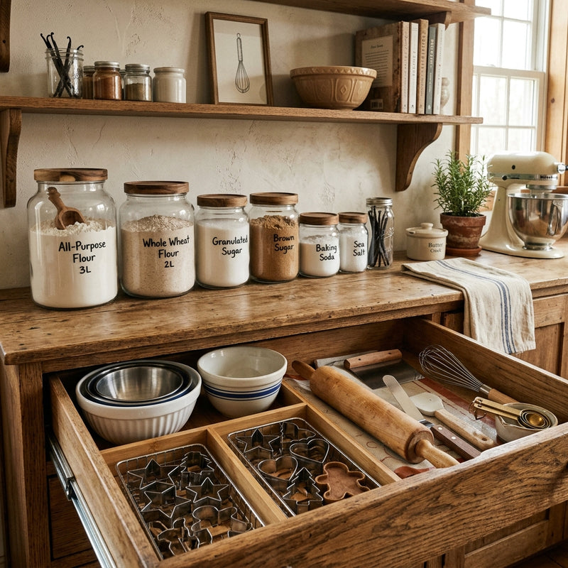 How to Organize Your Baking Supplies for Stress-Free Weekend Baking