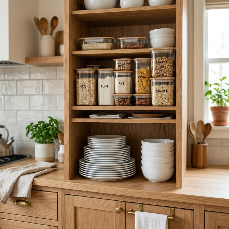 Aesthetic Cabinet Storage: How to Maximize Kitchen Cupboards