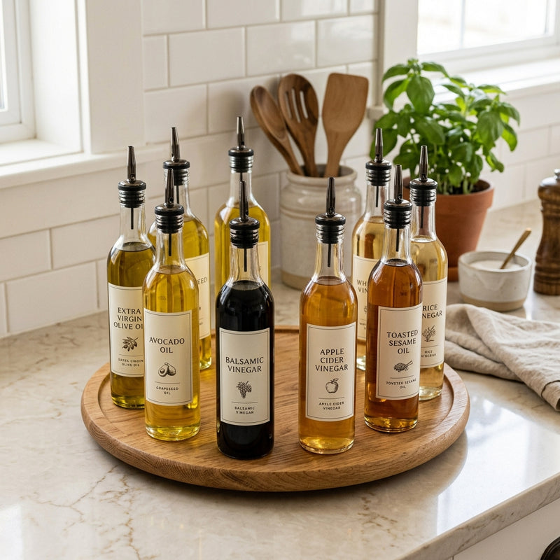 How to Organize Cooking Oils and Vinegar for Effortless Meal Prep