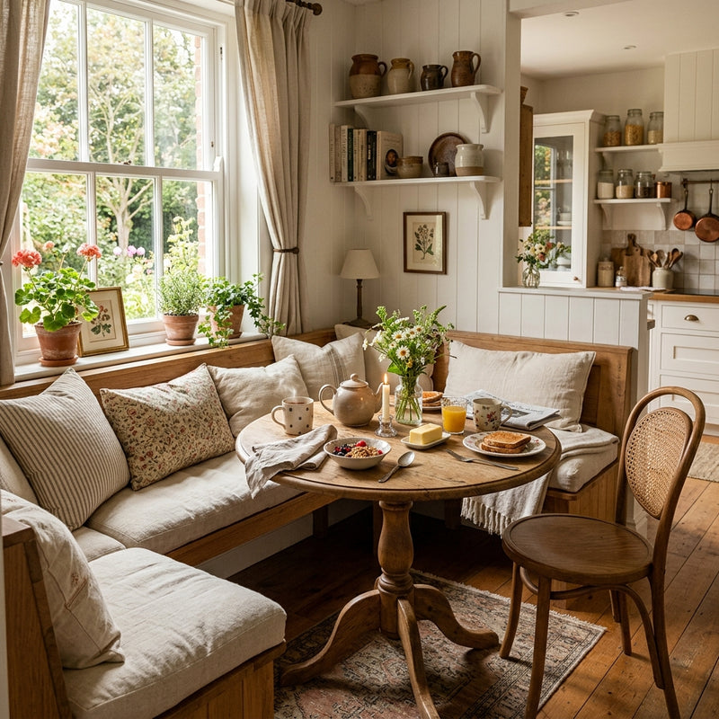Cozy Small Kitchen Dining: How to Style a Breakfast Nook