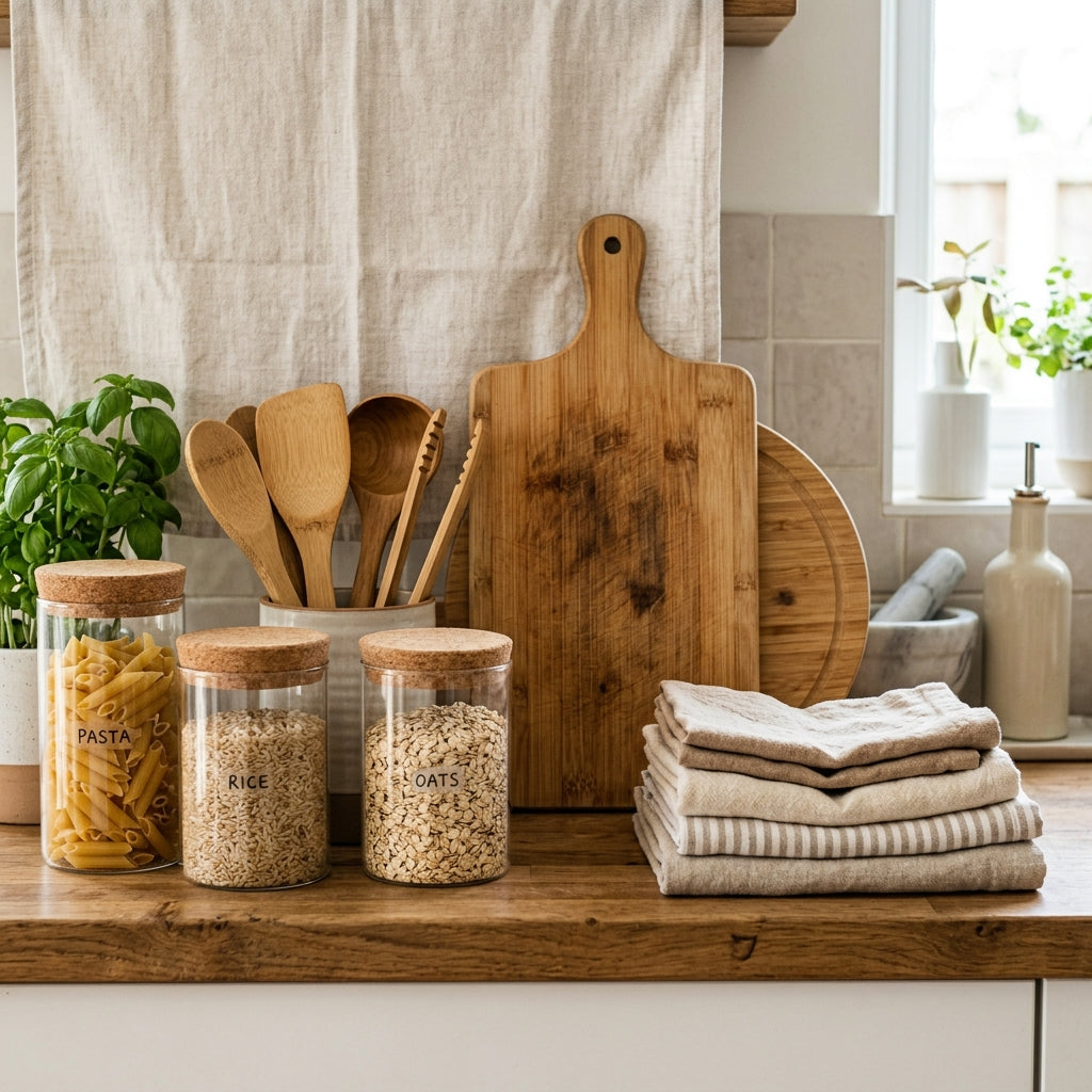 Eco-Friendly Kitchen Ware: Beautiful Bamboo and Glass Upgrades