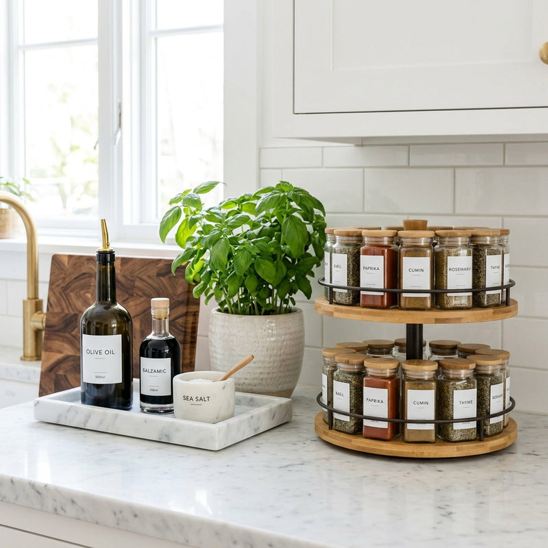 How to Style Your Kitchen Countertops Without the Clutter