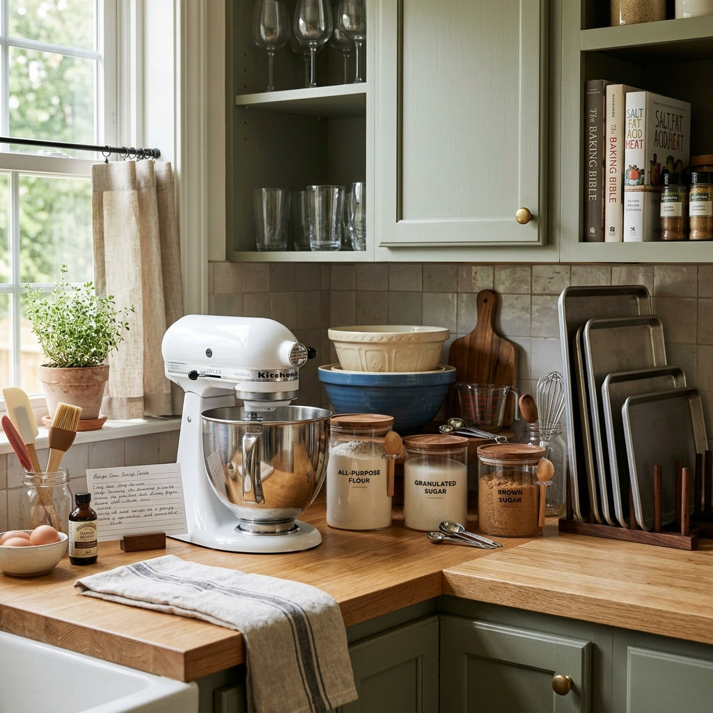 How to Design an Ergonomic Baking Station in Your Kitchen