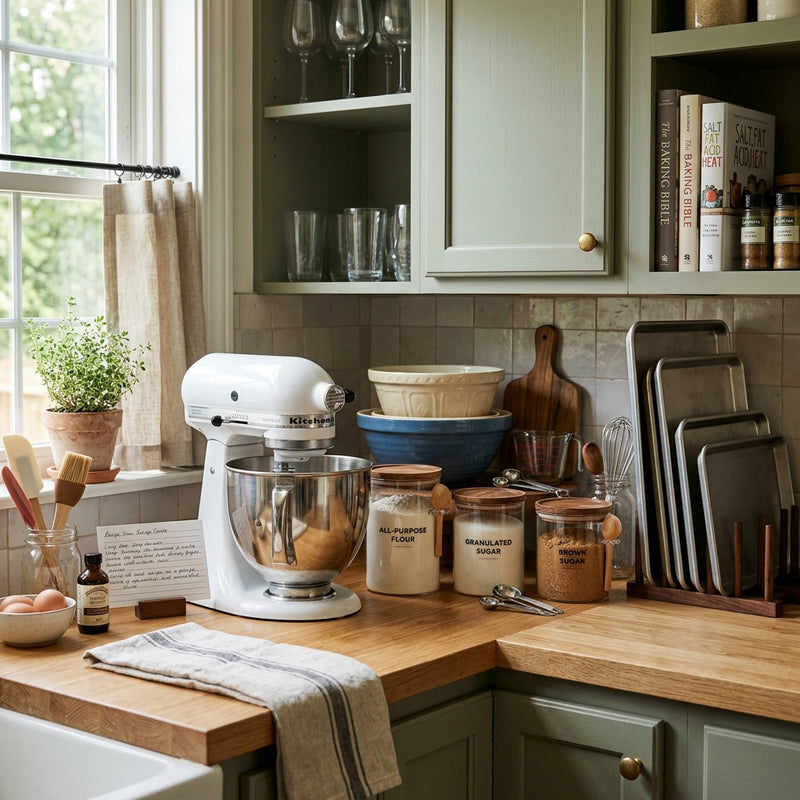 How to Design an Ergonomic Baking Station in Your Kitchen