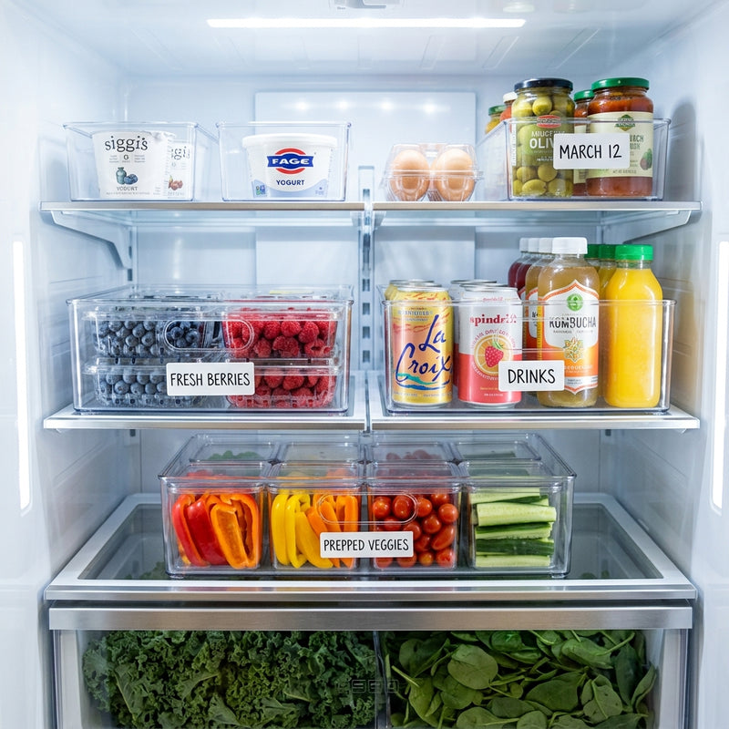 The Aesthetic Refrigerator Restock: Satisfying Organization Ideas