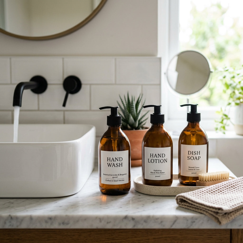 Label Maker Ideas: Waterproof Labels for Pantries and Bathrooms