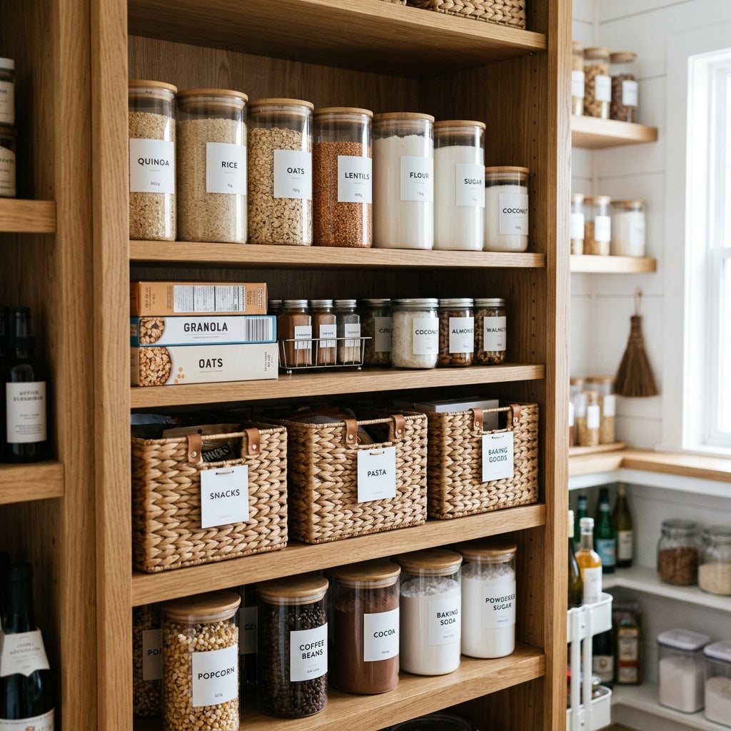 Pantry Storage Hacks: How to Group Baking Supplies and Grains