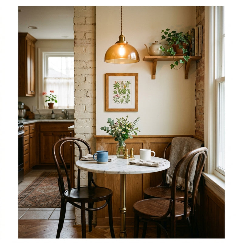 The 'Cozy Bistro' Dining Nook: Transforming a Tiny Corner into a Parisian Cafe