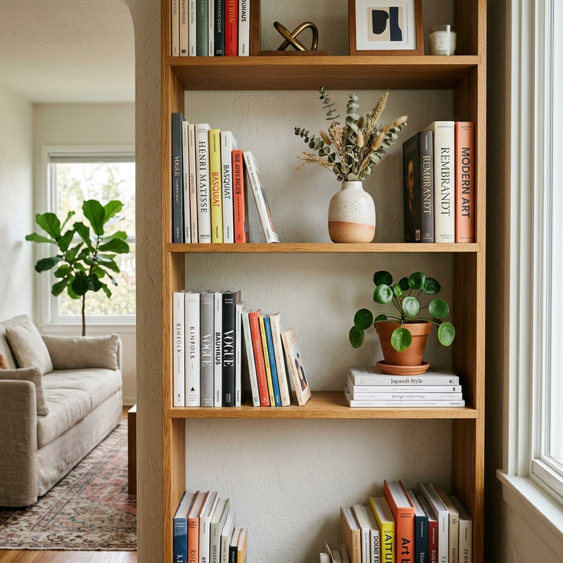 How to Style Open Shelves in Your Living Room Like a Professional Designer