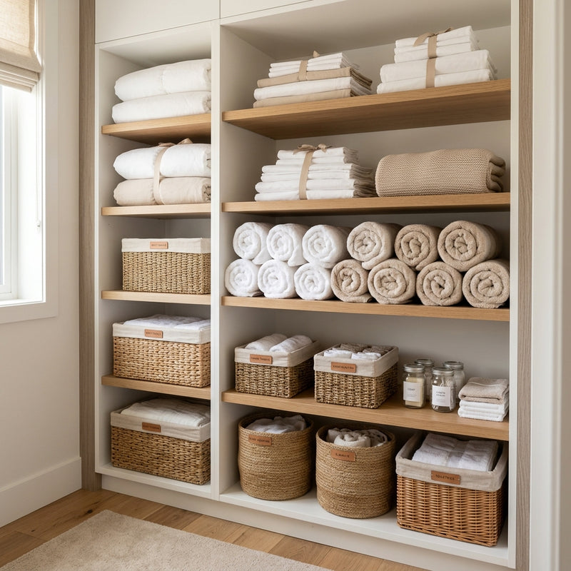 How to Organize Your Linen Closet for a Pinterest-Perfect Look