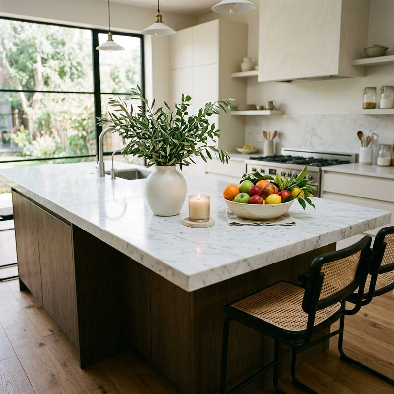 How to Declutter and Style Your Kitchen Island