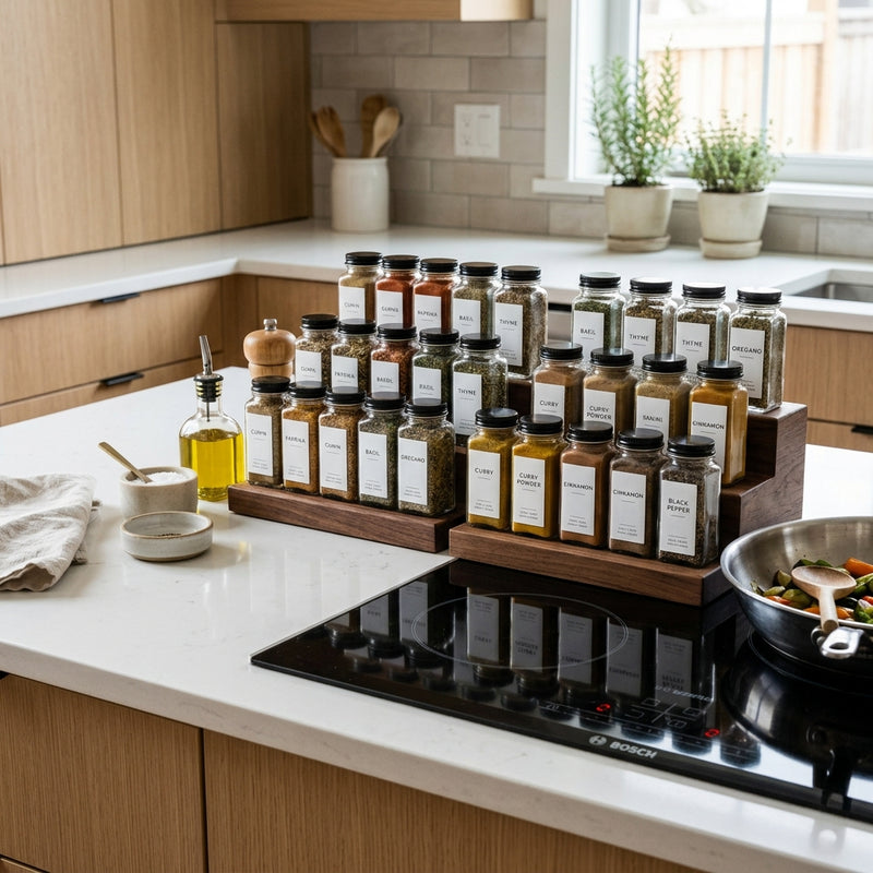 Spice Rack Solutions: How to Organize Spices for a Functional Kitchen