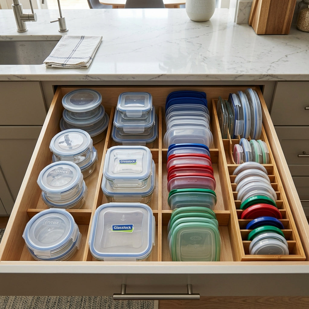 How to Tame Your Food Container Cabinet Once and For All