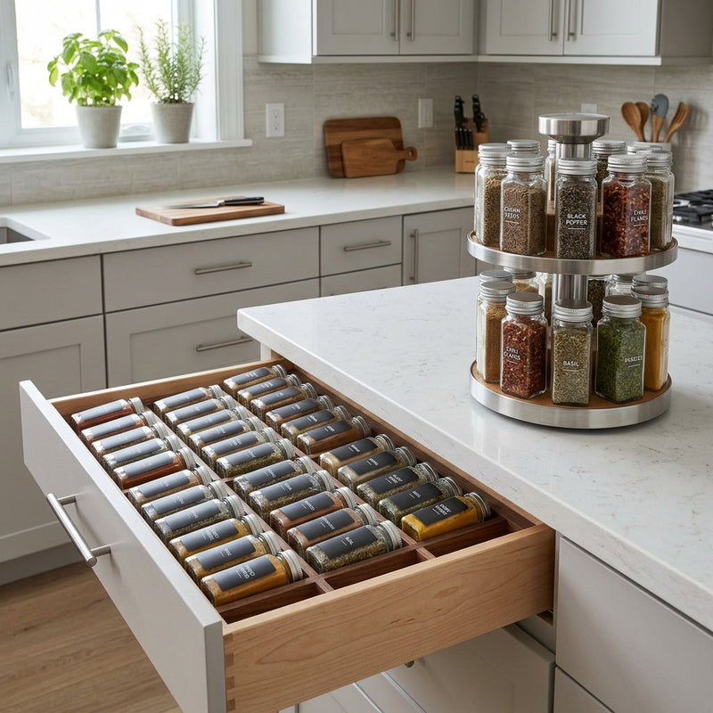 Spice Drawer vs. Spice Rack: Which One is Right for You?