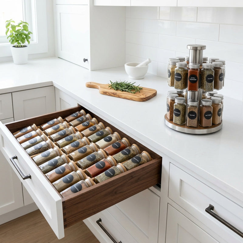 Spice Drawer vs. Spice Rack: Which One is Right for You?