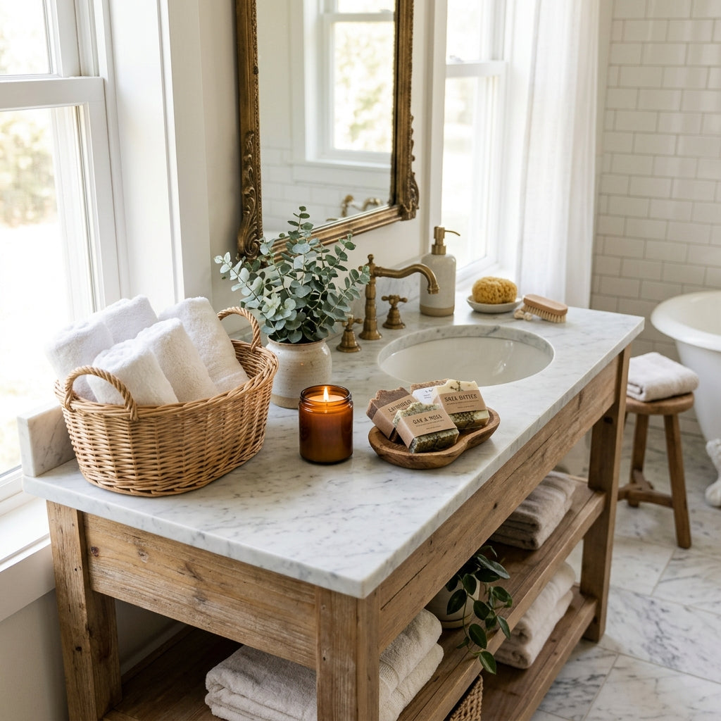 How to Create a Spa-Like Master Bathroom at Home on a Budget