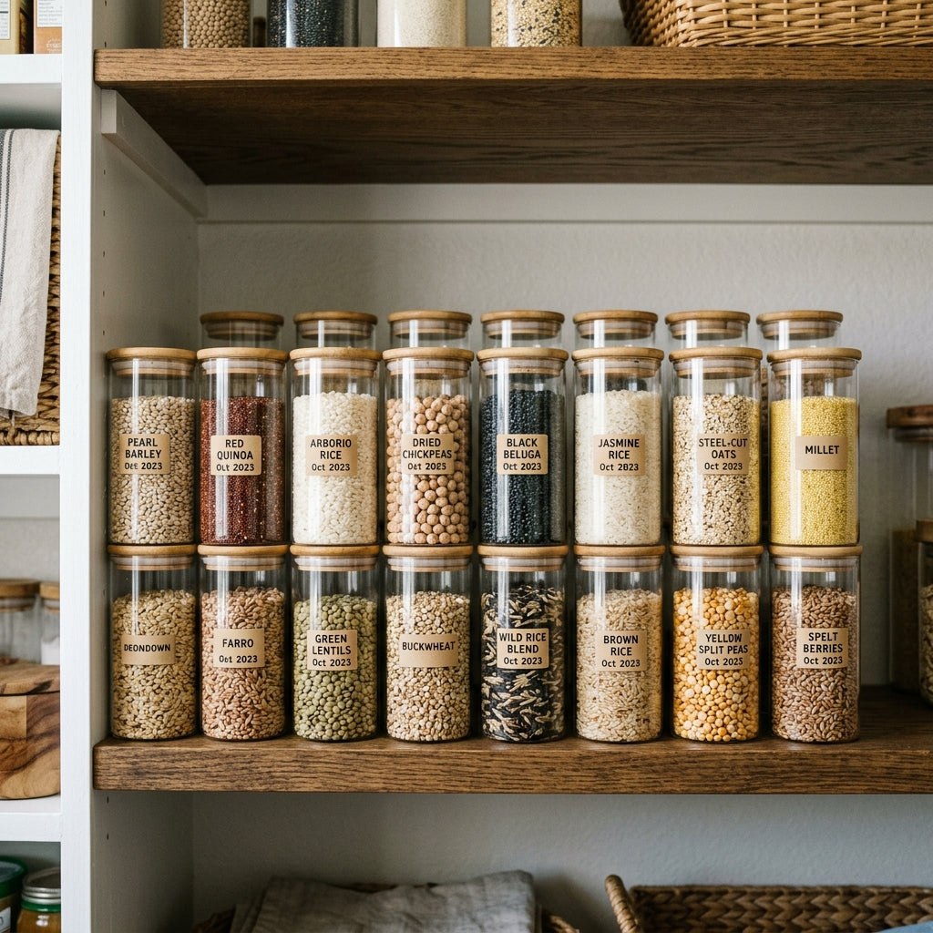 Aesthetic Storage Containers: Wood Lids vs. Metal Latch Jars