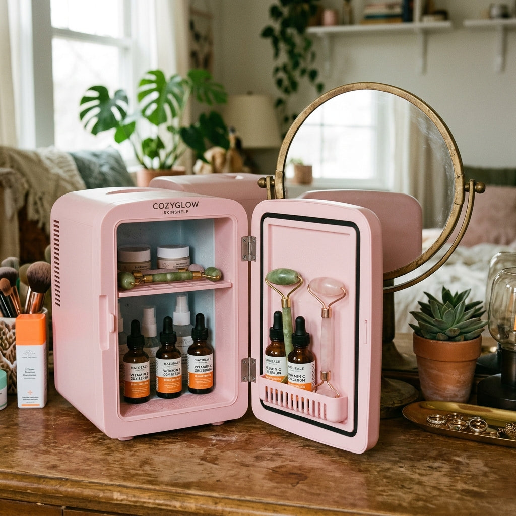 Skincare Fridge Setup: How to Keep Face Rollers and Vitamin C Chilled