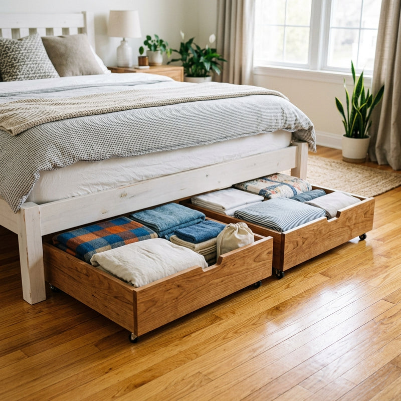 Under-Bed Storage Ideas That Keep Clutter Out of Sight