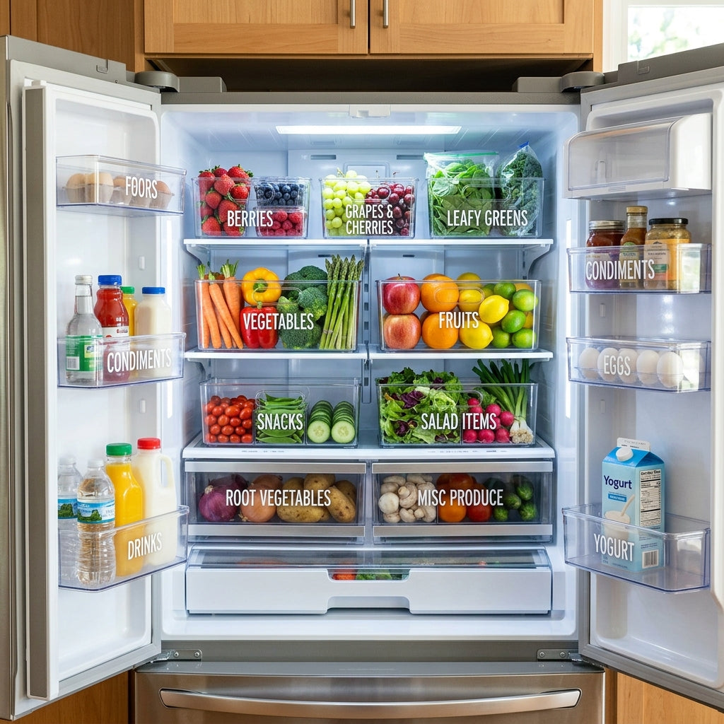How to Organize a Refrigerator for Busy Families (ADHD Friendly)
