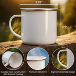 Adventure Partners For Life Couple Gift - Personalized Enamel Mug