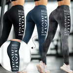 Best Freakin' Mom Ever - Custom With Kids' Names - Personalized Leggings