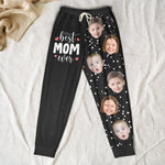 Best Mom Ever, Best Dad Ever - Personalized Photo Sweatpants - Lounge Pants  With Pockets, Custom Pajama Pants, Jogger Sweatpants, Gift For Her