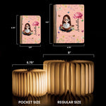 Birth Flower Book Lovers - Personalized Book Lamp