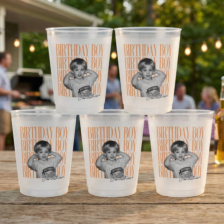 Birthday Custom Childhood Photo - Personalized Cups