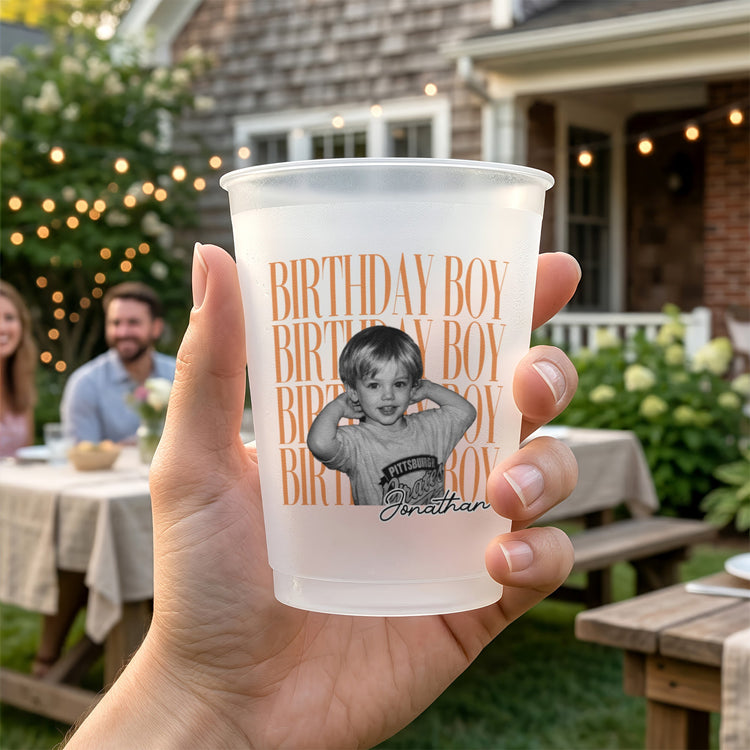 Birthday Custom Childhood Photo - Personalized Cups