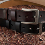 Congrats On Being My Husband You Lucky Bastard - Personalized Engraved Leather Belt - Gift For Husband