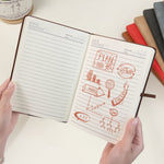 Custom Birth Flower & Name For Her, Wife, Daughter, Sister - Personalized Leather Journal