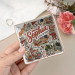 Custom College University Gift For Graduation - Personalized Jewelry Dish