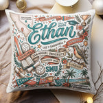 Custom College University Gift For Graduation - Personalized Pillow