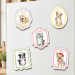 Custom Pet Portrait Watercolor Gifts For Pet Owners - Personalized Magnet