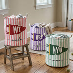 Custom School Pennant Flag - Personalized Basket