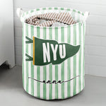 Custom School Pennant Flag - Personalized Basket