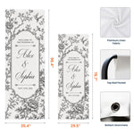 Custom Toile De Jouy Wedding Sign - Personalized Welcome Sign