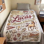 Custom University Spirit - Personalized Blanket