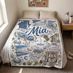 Custom University Spirit - Personalized Blanket