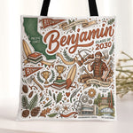 Custom University Spirit - Personalized Tote Bag