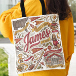 Custom University Spirit - Personalized Tote Bag