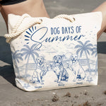 Dog Days Of Summer - Personalized Beach Bag