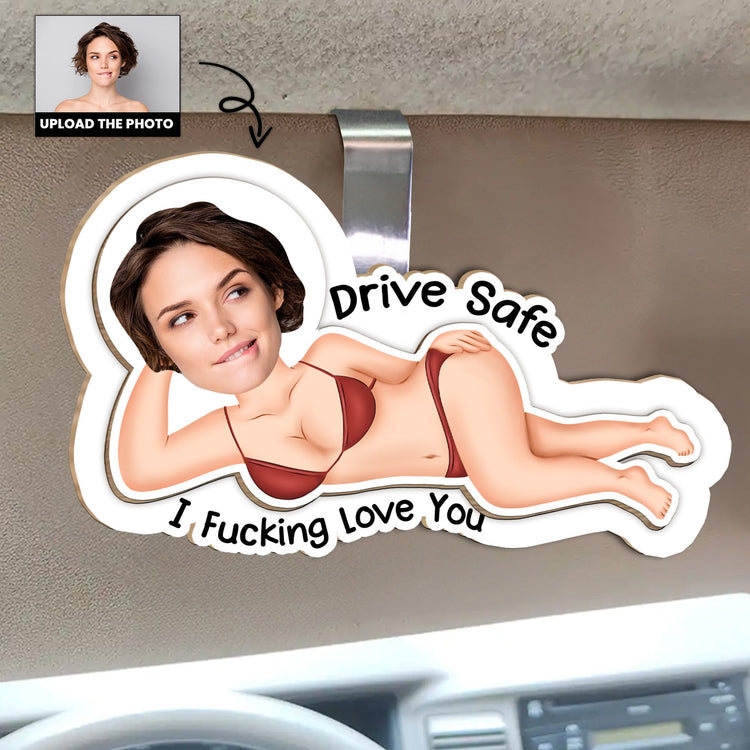 Drive Safe Version Funny - Valentines Day Gifts For Husband, Boyfriend - Custom Photo Gift Set