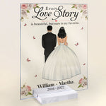 Every Love Story Is Beautiful, But Ours Is My Favorite - Personalized Acrylic Plaque