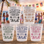 Family & Friends Pool & Bar Party Favors, Proudly Serving Whatever You Brought Summer Vacation - Personalized Cups