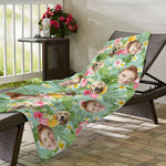Funny Faces - Personalized Photo Beach Towel